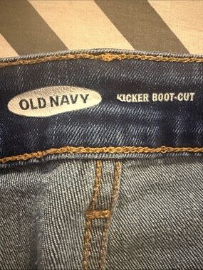 Old Navy Men's Kicker Boot-Cut Jeans - Light Blue